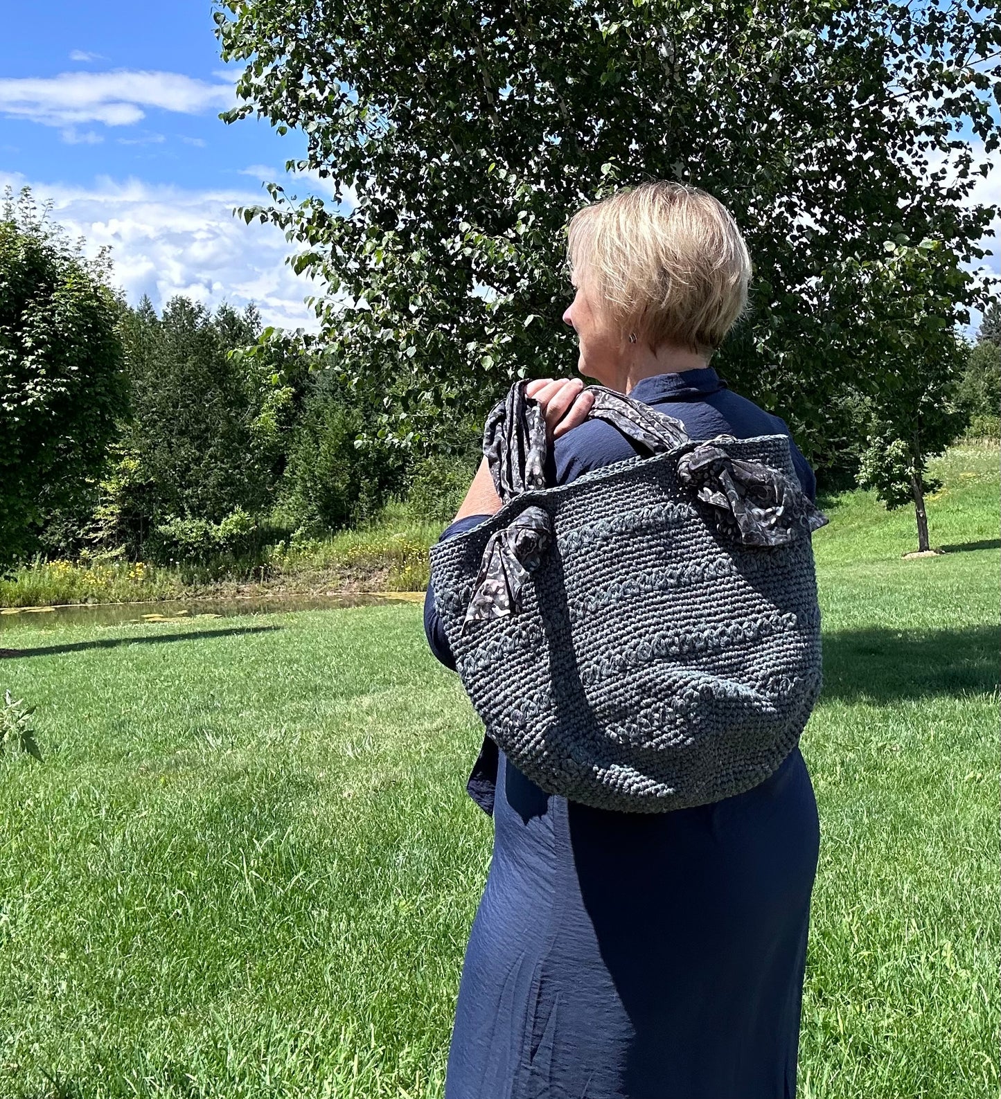 Textured Spence Market Bag