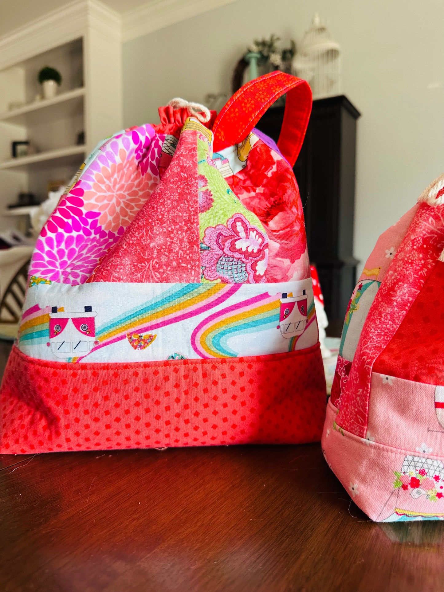 Large Floral Project Bag