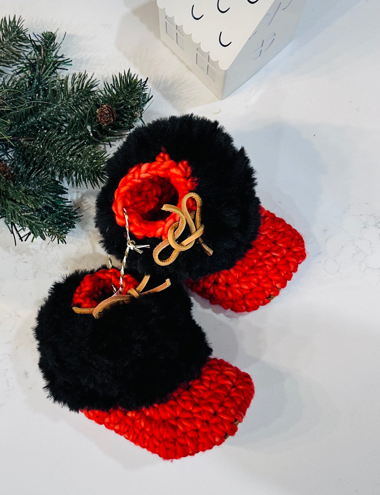 Mukluk Crochet Booties