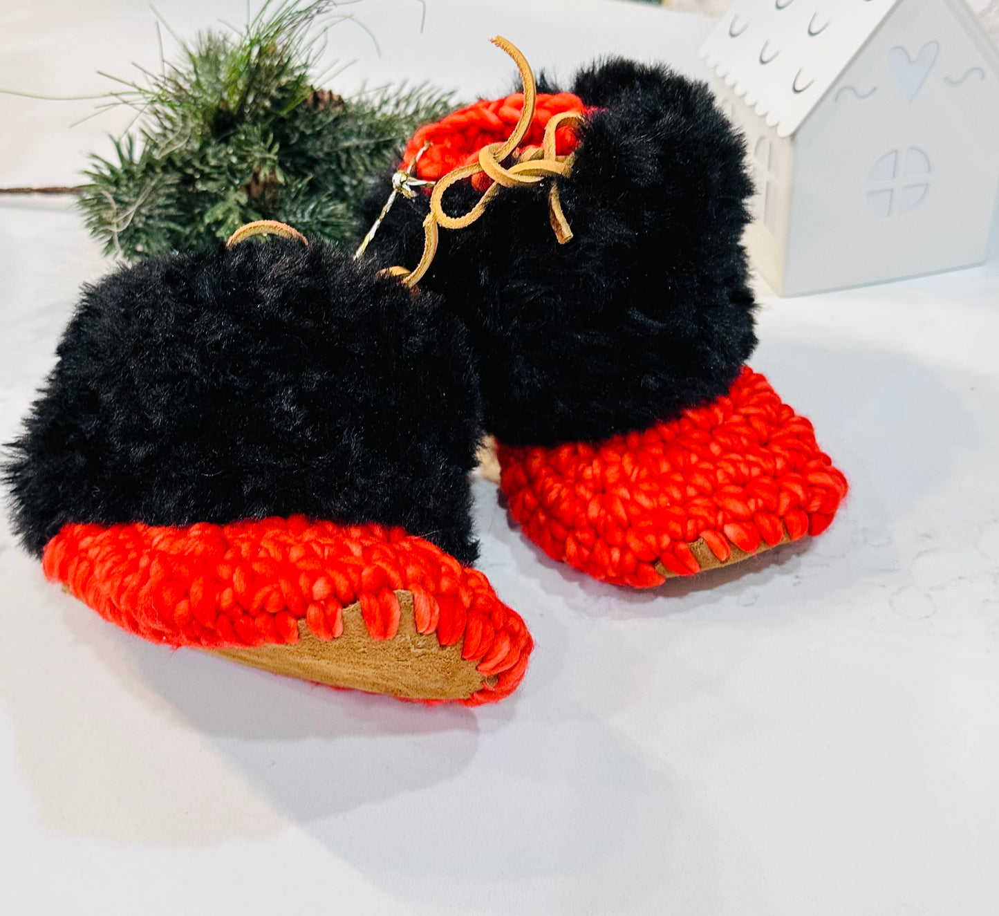 Mukluk Crochet Booties